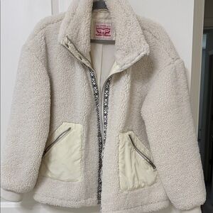 Levi's Off-White Teddy Jacket